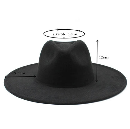 Wide Brim Fedora